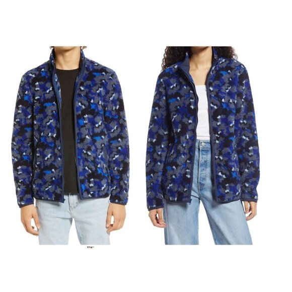 Nordstrom x Cristina Martinez Gender Inclusive High Pile Fleece Jacket Small NEW - Picture 13 of 16